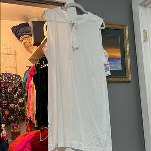 Vineyard Vines White Sleeveless Surfside Cover-Up